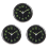 12 Inch Round Large Luminous Wall Clock Glow in the Dark -Silver 1