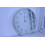 Flowery Silver Sparkle Glitter Clock 35Cm 1