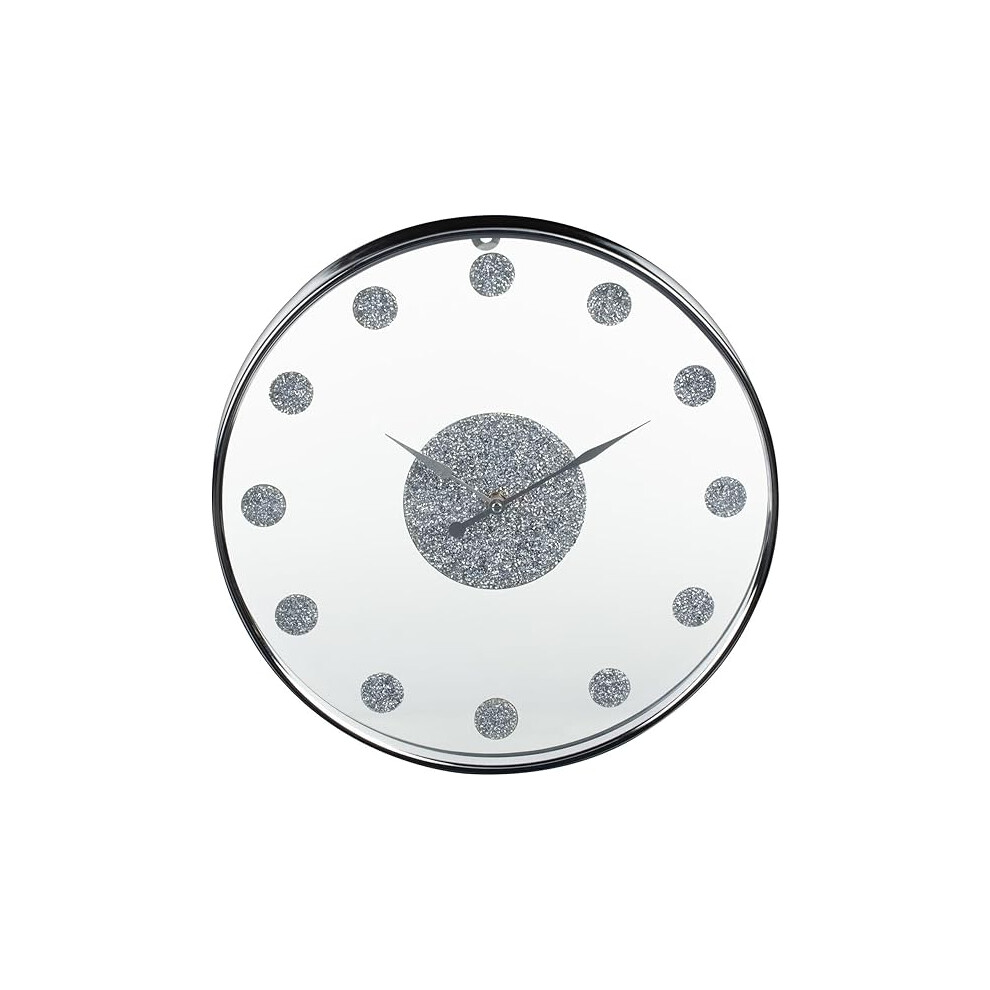 Round Clock Luxury Glass Mirrored 40Cm-image-OPC-PJ529G2-NEW