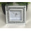 Silver Crystal Diamond Clock Crystal 14Cm 1