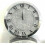 Sparkly Silver Crystal Filled Clock 45Cm 1
