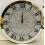 Sparkly Silver Crystal Filled Clock 45Cm 2