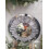 Silver Crushed Crystal Roman Clock 40Cm 1