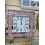 Pink Silver Crystal Crushed Clock 40Cm 2