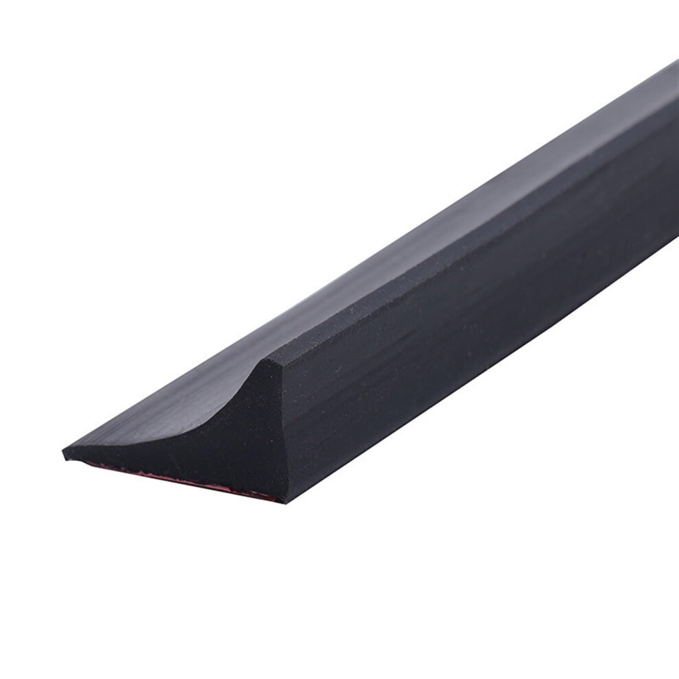 Insulation Strip Selfadhesive Door Seal Strip Bathroom Shower Barrier Black 300Cm 6276012016900