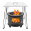Foldable Fire Pit Heat Deflector,Fire Pit Cover Lid,Stainless Steel 1