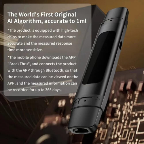 Spirometer Bluetooth Mobile Phone Data Recording Resistance Equipment Suitable for Lung Training for  and Adults Ref: 8913 1