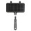 Nonstick waffle baking mold with 2 antiscalding handles 1