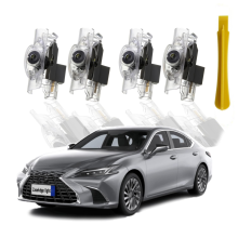 Nie verblassende Autotürlichter, Logo-Projektor, HD-LED-Auto-Willkommensprojektorlichter, kompatibel mit LS/ES/is/LX/RX/GS/GX/RC-Autotürzubehör