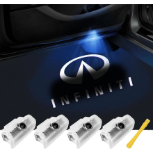 Kein Verblassen der Autotürlichter, Logo, kompatibel mit Infiniti, LED-Willkommenslichter, Zubehör für Q50 Q60 Q70 G25 G37 QX50/56/60/70/80 M25