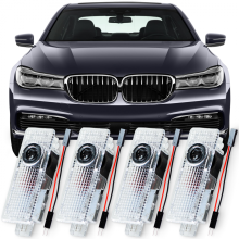 4 Pack Car Door Lights Logo Projector, Welcome Light Lights Compatible with BMW Accessories 3 4 5 6 7 Series X1 X3 X4 X5 X6 Series