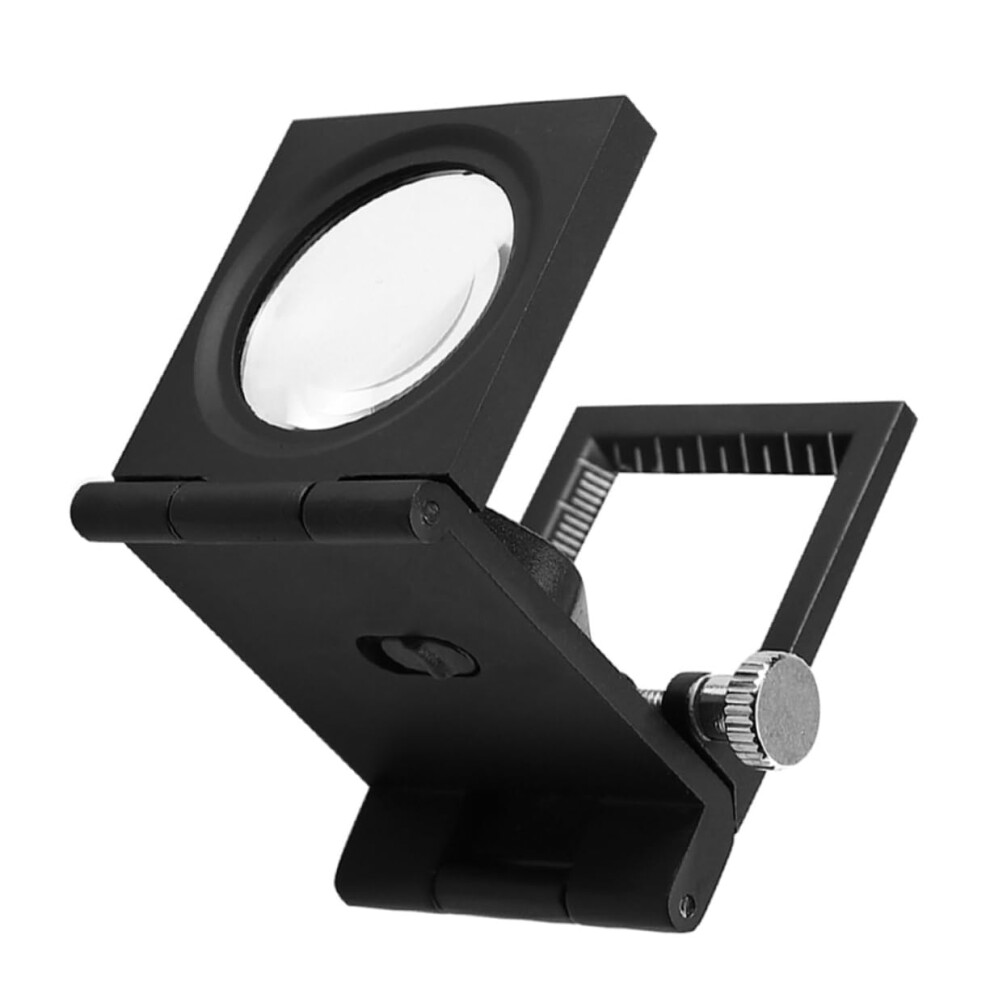 Black Lupe For Home, Jewelry Loupe, Table Magnifier, Jeweler's Magnifying Glass, Zinc Alloy,