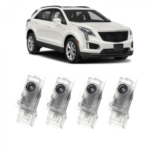 (4 kpl) Auton ovivalojen logoprojektori, yhteensopiva SRX CT6 CT5 XTS ATS-L XT4 XT5 XT6:n kanssa, tervetuloa-valo autoon