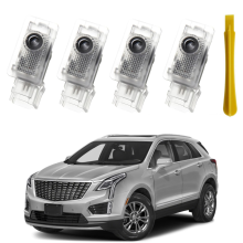 kpl auton ovivalojen logoprojektori SRX CT6 CT5 XTS ATS-L XT4 XT5 XT6:lle, ei koskaan haalistu LED-oviprojektori, tervetulovalo
