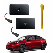 kpl auton ovivalojen logoprojektoria, yhteensopiva Tesla-lisävarusteiden kanssa mallille Y 3 XS, 2025 päivitetty OEM erittäin kirkas HD-auton