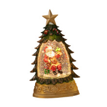 Christmas Night Light, Christmas Lights, Snow Globe, Snowflake, Christmas Snow Globe for the Holidays, Table Decoration at Home, Green Sitting