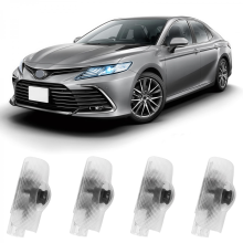 kpl auton ovivalojen logoprojektori, yhteensopiva Highlander/Corolla/Tundra/Prius/Venza/Prado-mallien kanssa, 3D LED-auton tervetulotoivotuspr