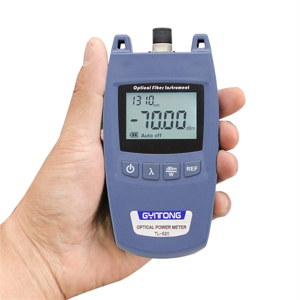 Network Cable Tester, Optical Power Meter Mini Real Optical Fiber Tester Attenuation Test Can Be Calibrated Tl520a Light 6493810270512