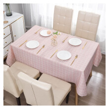 Checked tablecloth, tablecloth, extinguished tablecloth, PVC plastic wipesoftwaterproof cover for kitchen tablebuffetdecoration suitable