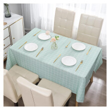 Checked tablecloth, tablecloth, extinguished tablecloth, PVC plastic wipe wipe soft waterproof cover for kitchen table buffet decoration suitable