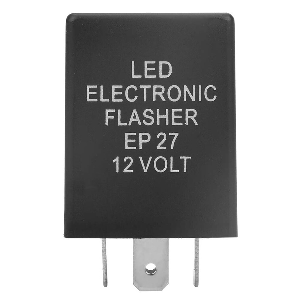 12V Led Flasher Relay, 5Pin Led Flasher Flash Relay And Dustproof Flasher Relay For Turn Signal Hyper Flash Fix Replacement Relay Light 6276012019277
