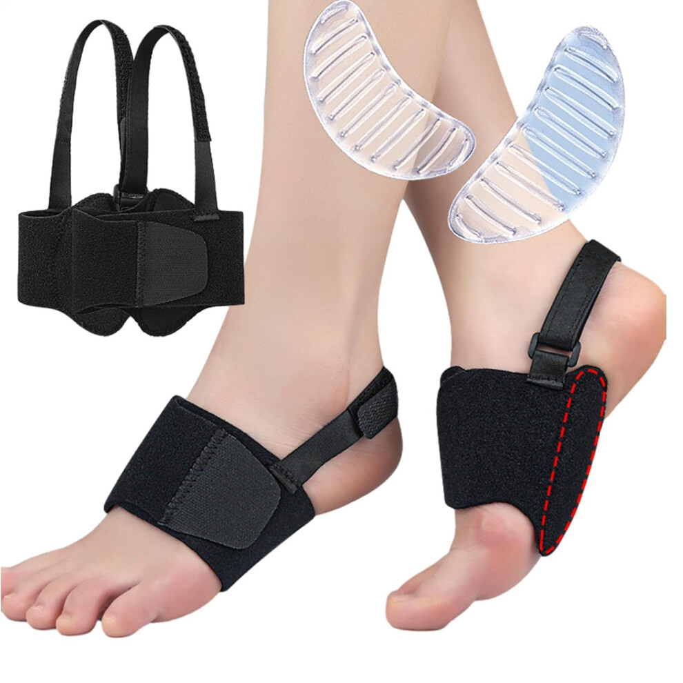 Foot Support Brace, adjustable brace for foot, cushion for plantar relief