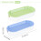 KatzengrasPflanzer 2pcs Twolayer cat grass planter with Ushaped window, bluegreen 4