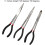 Multiangle pliers set, 25, 45 and 90 degrees available (90 degrees bent) 4
