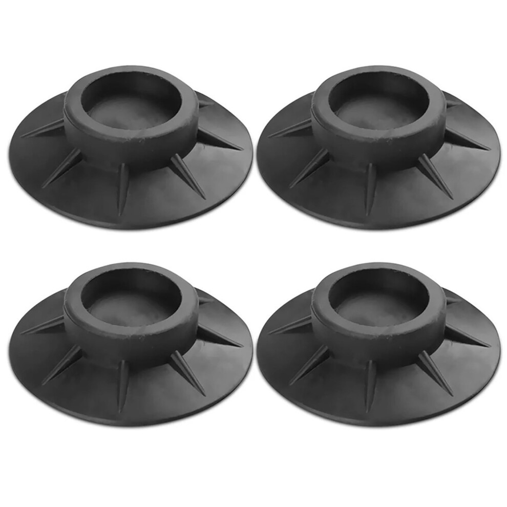 4 Pieces Antivibration Feet, Rubber Feet, Slipstop, Quiet, Nonslip Mat For The Washing Machine, Support Dampers, Stand, Nonslip Base 4 Packs 6493810275715