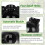 Reusable air layer capsules with cable ties, plant cultivation set, black, 20 pieces 3