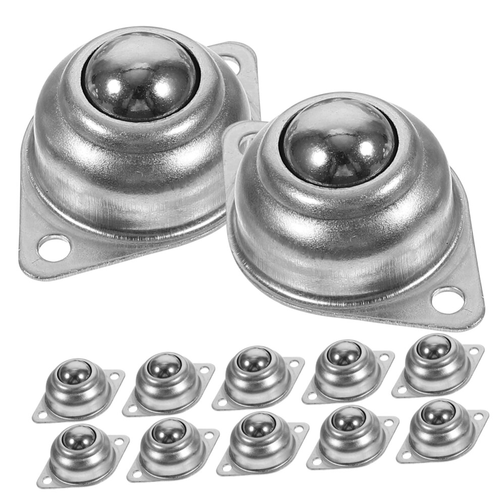 12 Pieces Swivel Casters Made Of Carbon Steel With Swivel Joint For Faux Furniture Silent Stable Versatile Rotation For Easy Maneuverability 6493810280870