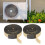 2PCS Selfadhesive air conditioning Insulation cotton belts  Comfortable in a single op Bag for easy use Packed 4