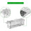 Live Marten Trap, Galvanised Wire, BiteResistant, 61x18x21 cm 2