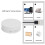 15cm Electric Rotating Turntable Stand with Remote White 4