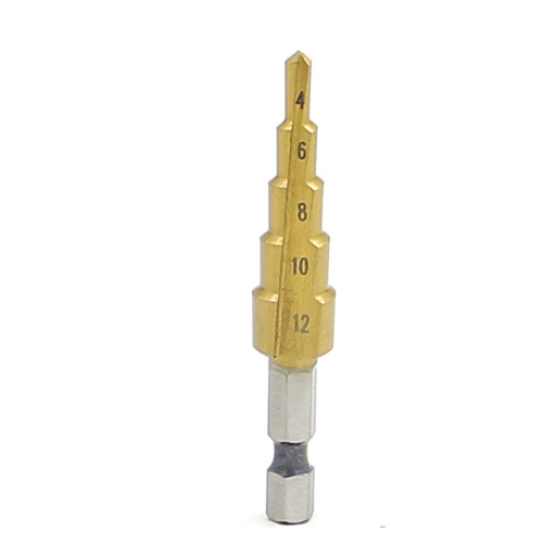 Hex drill bit Hex Straight Drilling Power tools Metal Wood Hole cutter Woodworking tool Step drill