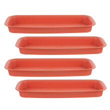 Plant Saucer, 4Pack Pot Drip Dishes, Base Plates, for Garden, Balcony 30.514cm
