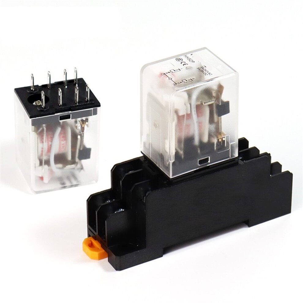 Small Intermediate Relay Acor Dc Electromagnetic Relay Hh52p My2nj 8Pole 5A 12V24v110v220v 1 Piece Replacement (Size : Ac12v) 6276012023984
