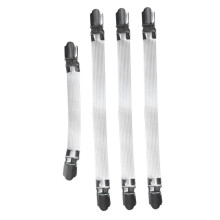 Ironing Board Cover Clips Pack of 4 White 22.00X1.50X1.00CM