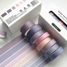 School Supplies Deco Tape | Decor Journal Washi Tape violet