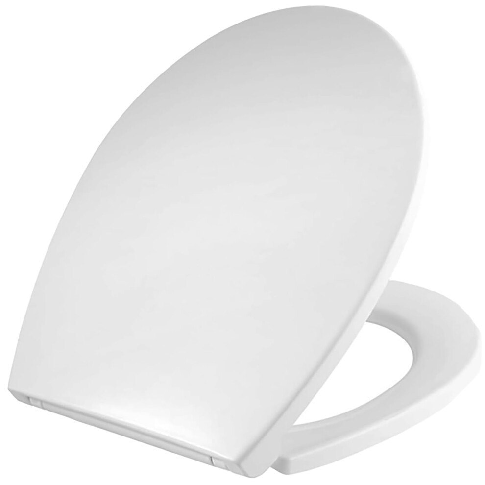Slow Close Toilet Seat With Quick Release Stainless Steel Hinges Two Sided Fixing Plastic 6493810290978