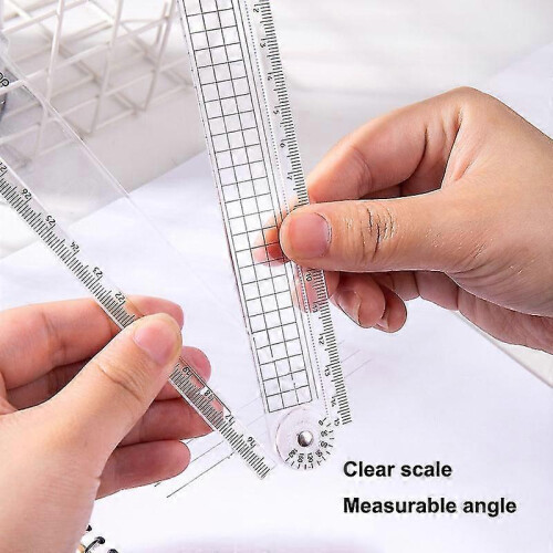 Ruler School Drawings | School Supplies Folding Ruler | Protractor Ruler School - Ruler - 2