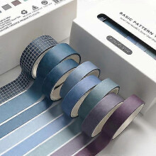 School Supplies Deco Tape | Decor Journal Washi Tape purplish blue