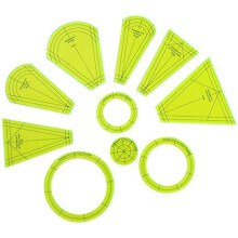Quilting template ruler set, normal plate template, acrylic embroidery hoop, templates, patchwork ruler, sewing tool