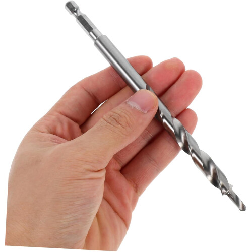 1 set drill bits For protocols step drill bit Metric For wood division side cutter multipurpose highspeed steel silver 2
