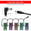 9V Pedal Power Adapter Guitar Effects Supply with 5 Way Daisy Chain Cables Charger 4