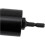 Hex Shank Firewood Splitter Machine Drill Wood Cone Reamer Punch Driver Drill Bit Split Drilling Tools Black 5