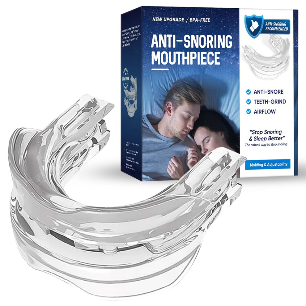 Snoring Stopper, Effective AntiSnoring Device, Washable  Reusable Snoring Splint, Free Yourself from the Interference of Snoring