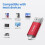 2025 Latest Model  32GB Fat32 USB C Flash Drive OTG High Speed for Store Data-USB 3.1 Thum 5