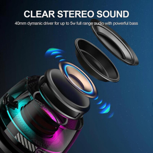 2025 Newest G200 Magnetic Bluetooth Speaker, 5W Mini Wireless Speaker, Small 2
