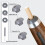 Portable Cigarette Ashtray, Handheld Walnut Cigarette Holder, Cigarette Ash 4